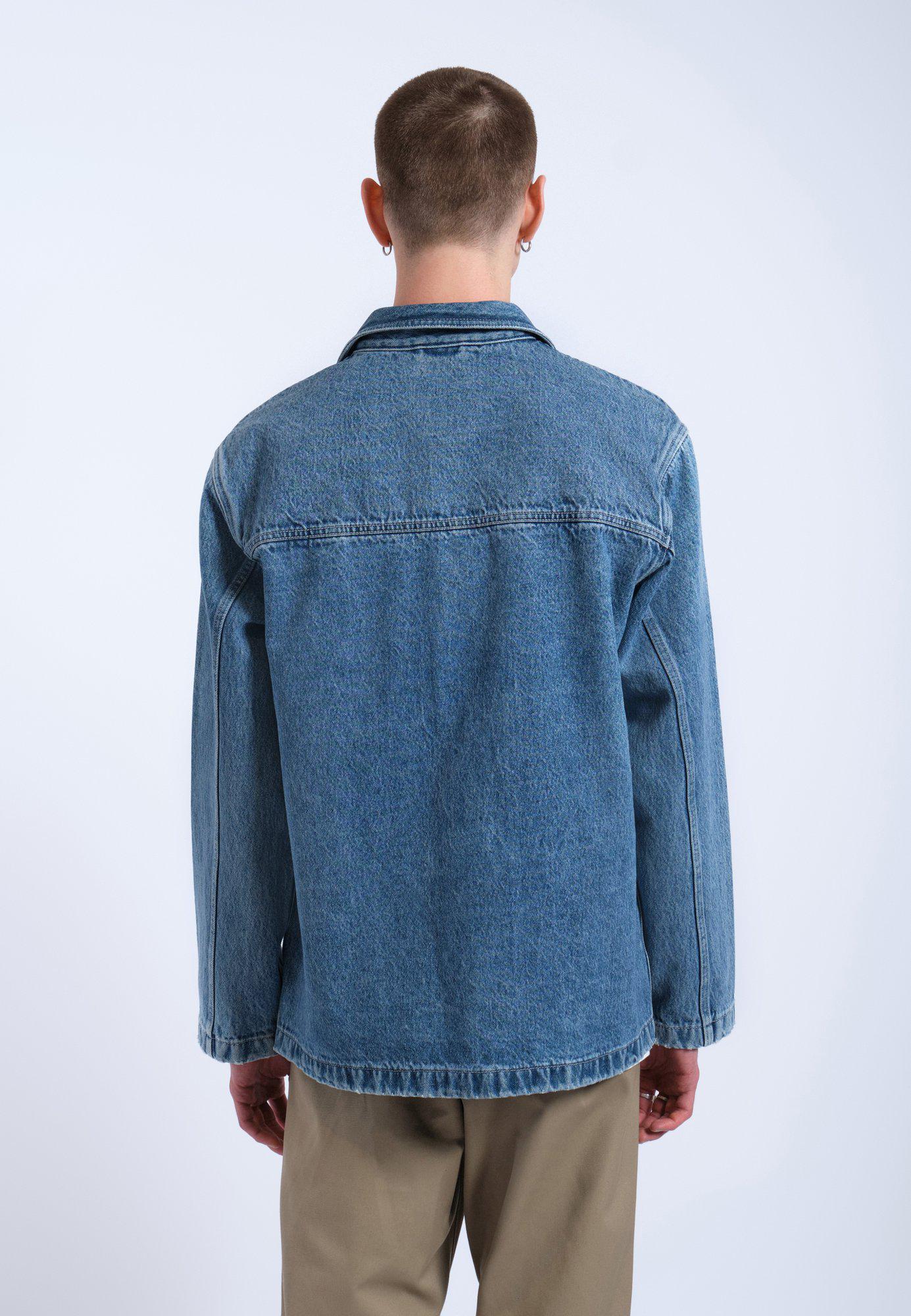 Dr. Denim Devo Worker Jacket Sky Retro
