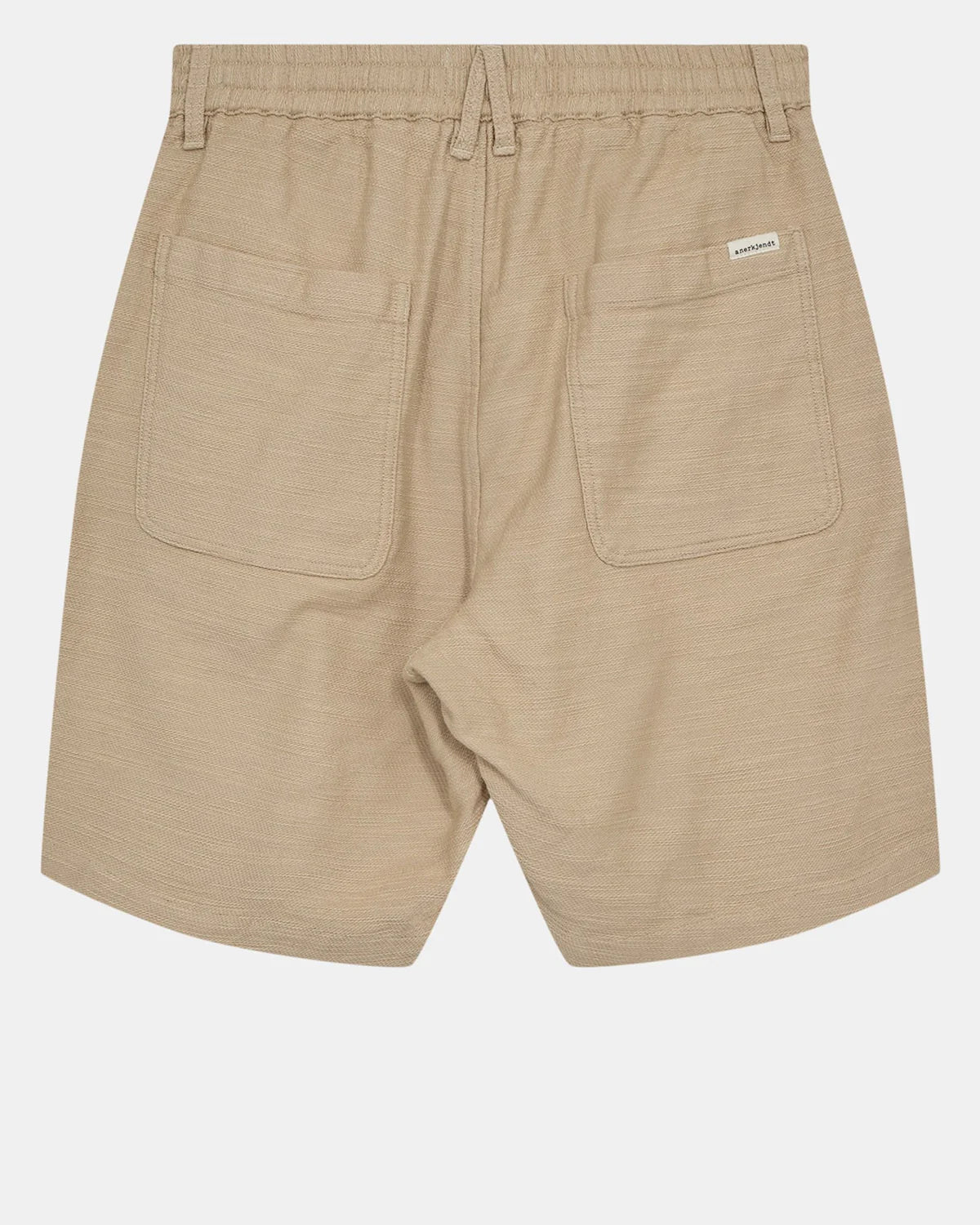 Anerkjendt Aklt Jan Twill Shorts Brown Rice