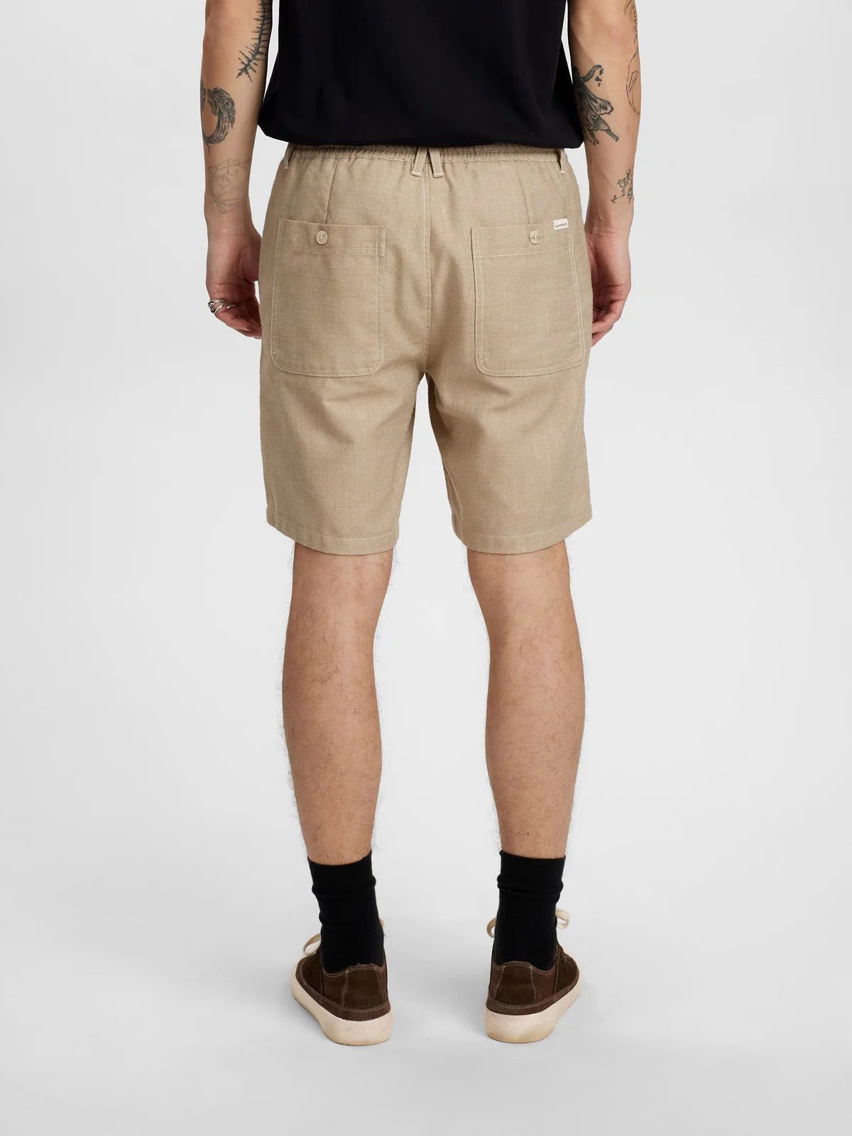 Anerkjendt Akjan Twill Contrast Shorts Incense