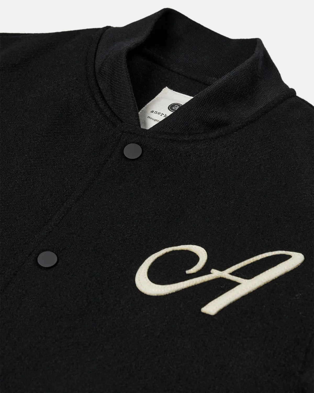 Anerkjendt Akbertie Wool Bomber Caviar