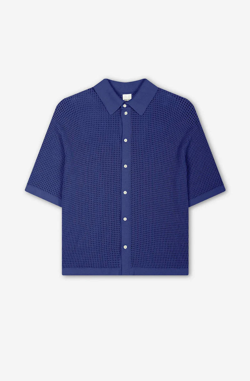 Kaotiko Polo Crochet Water Navy