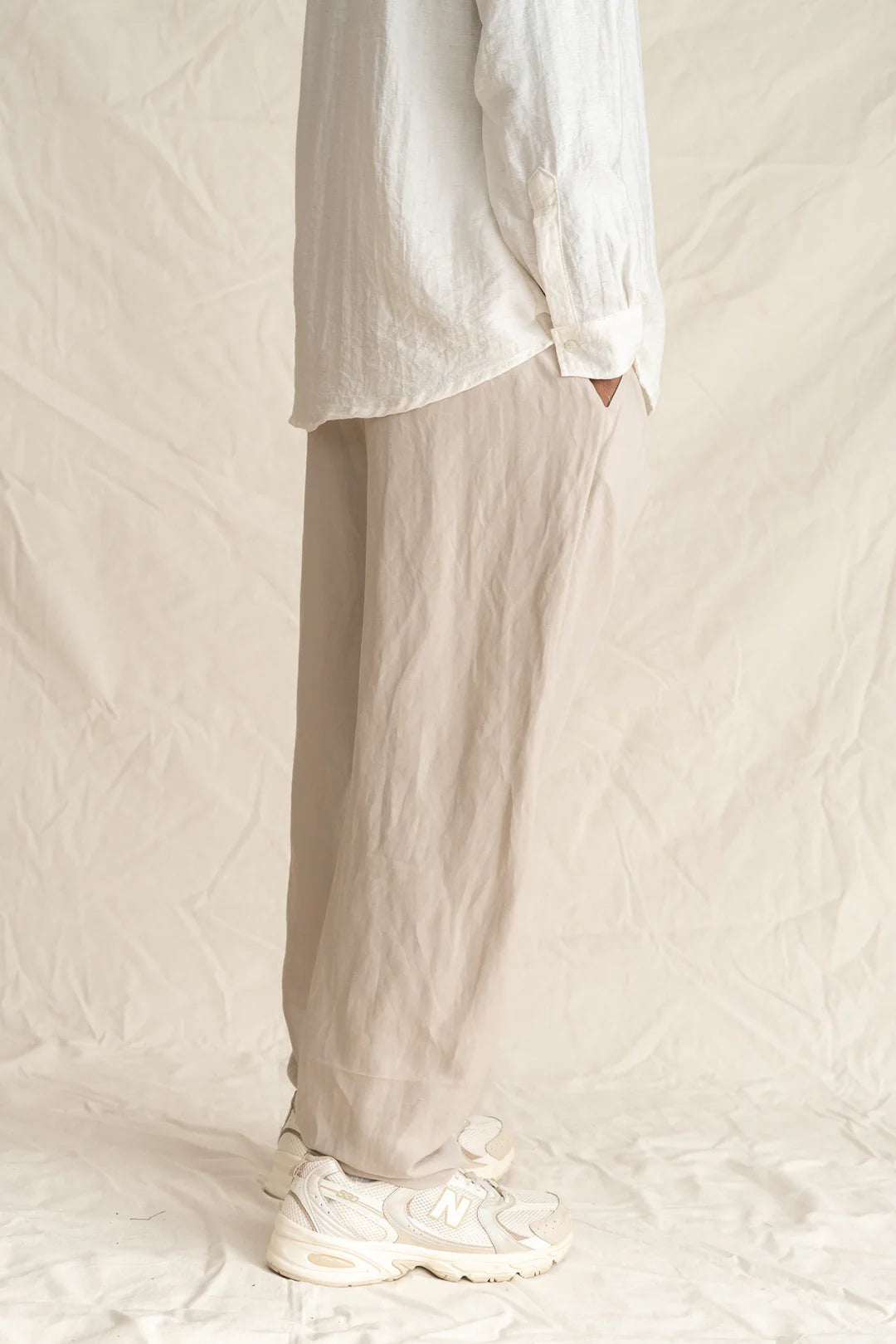 Kiub Linen Pants Ecru