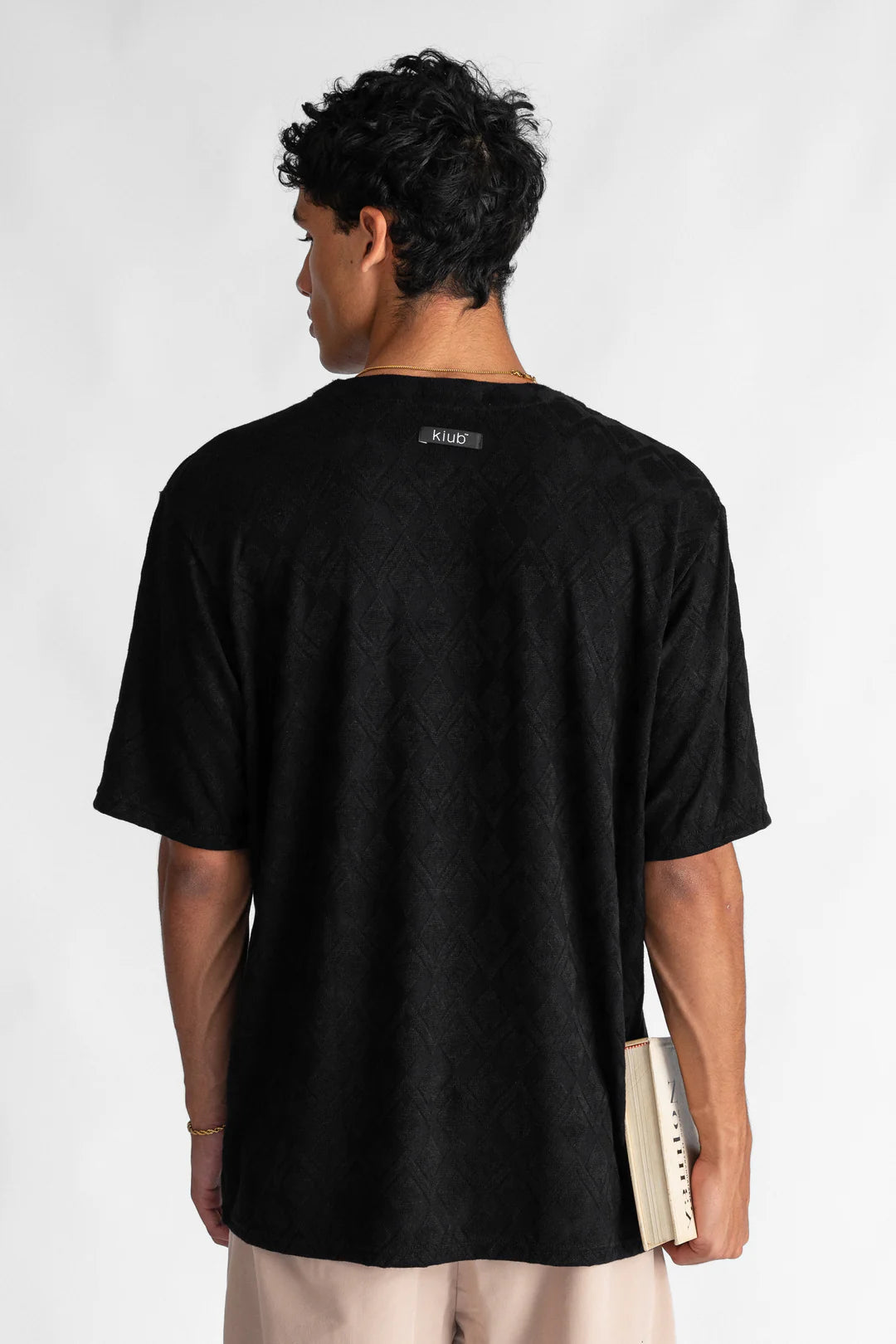 Kiub Knitted Buttons Black