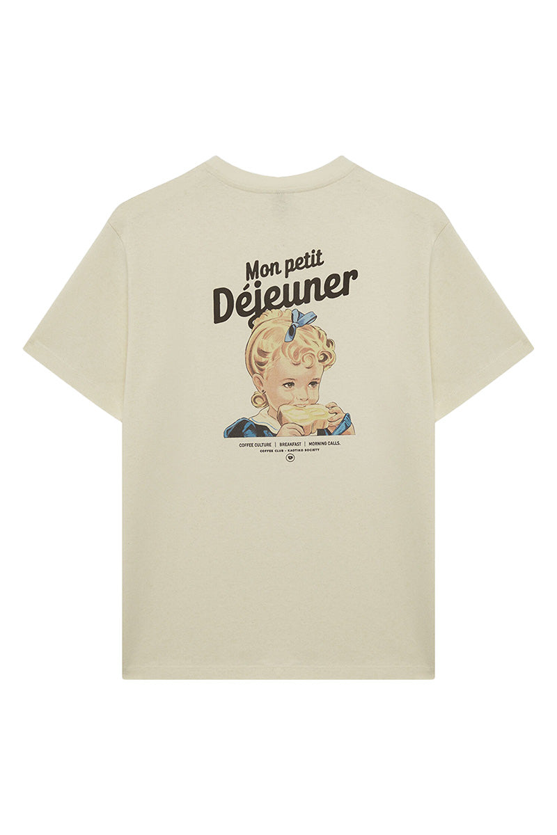 Kaotiko M/C Mon Petit Dejeuner Organic Cotton Ivory
