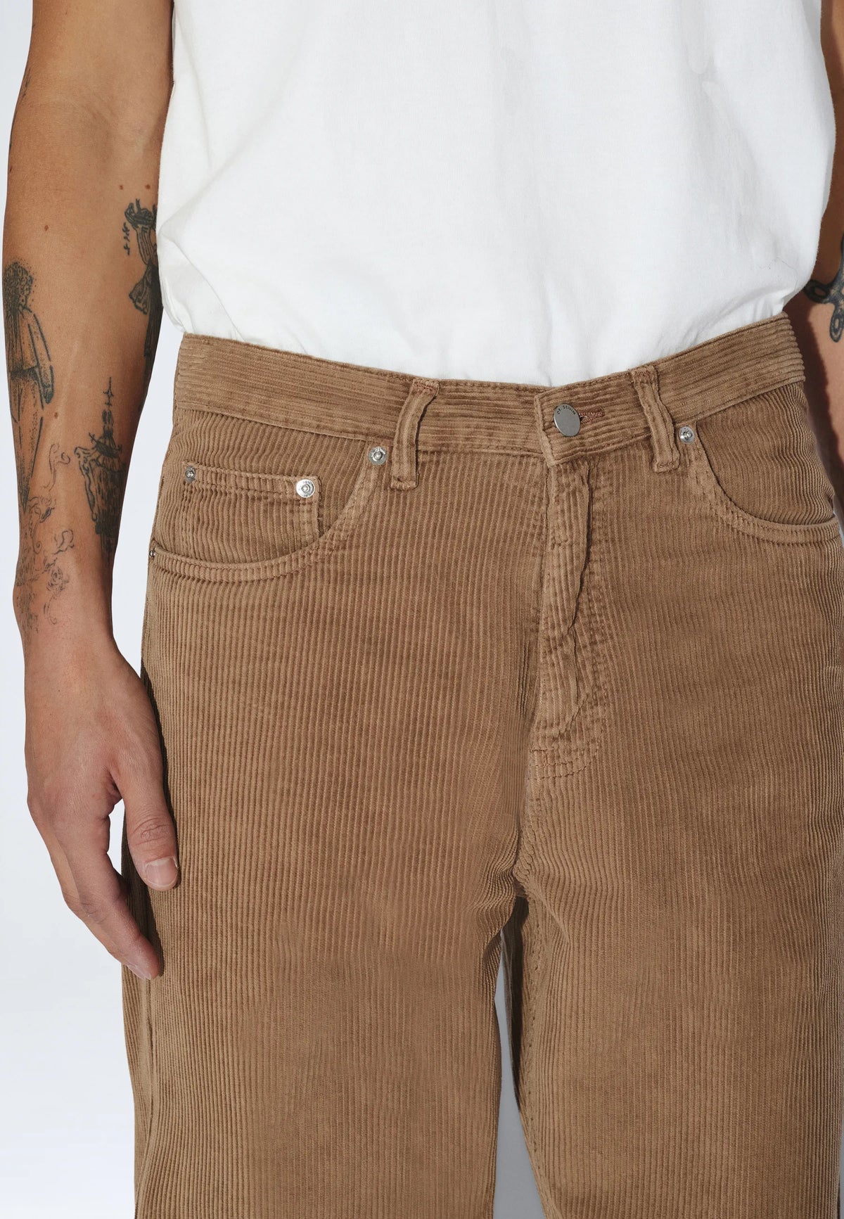 Dr. Denim Omar Relaxed- Washed Khaki Cord