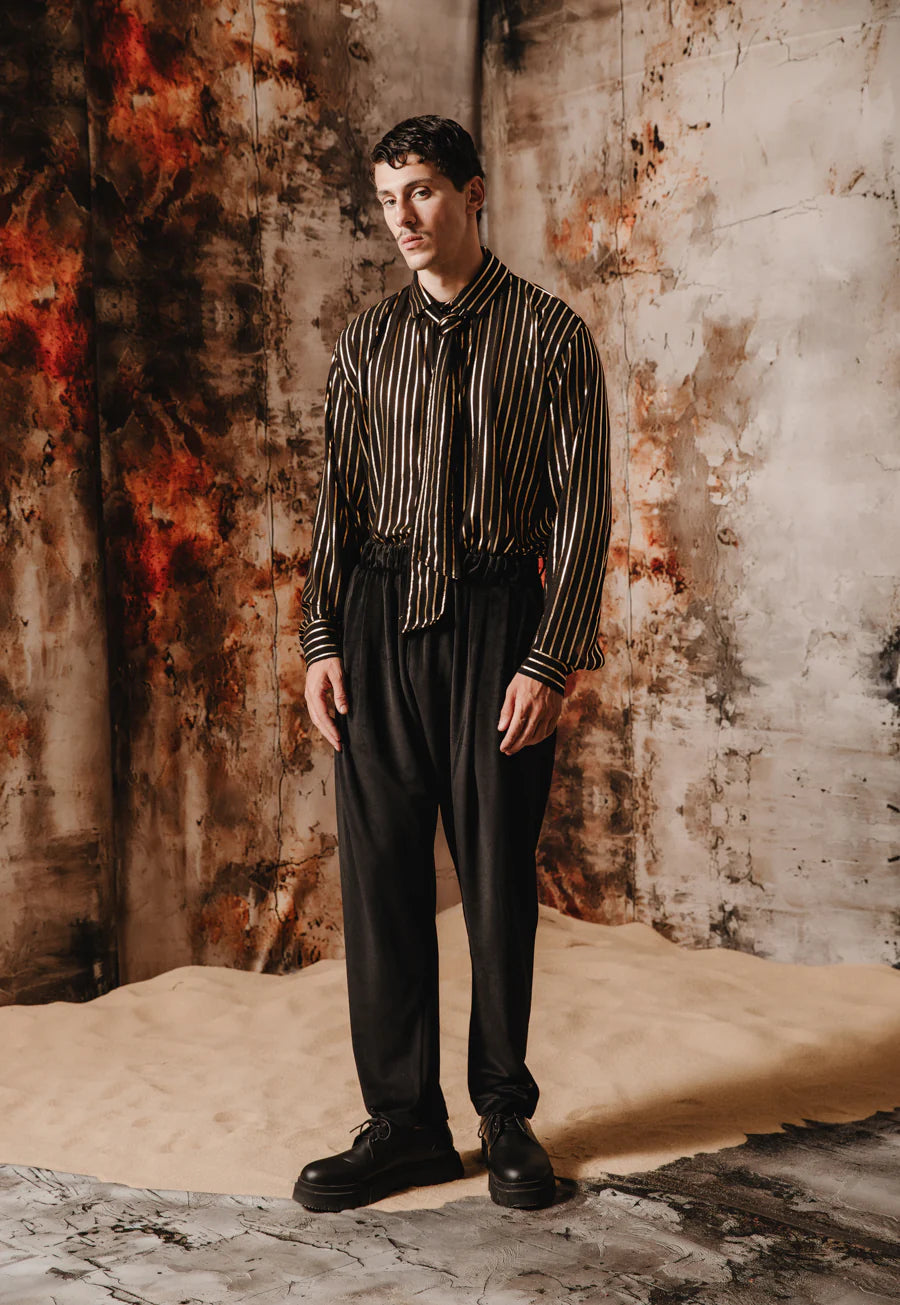 Dante Di San Shirt Striped Gold