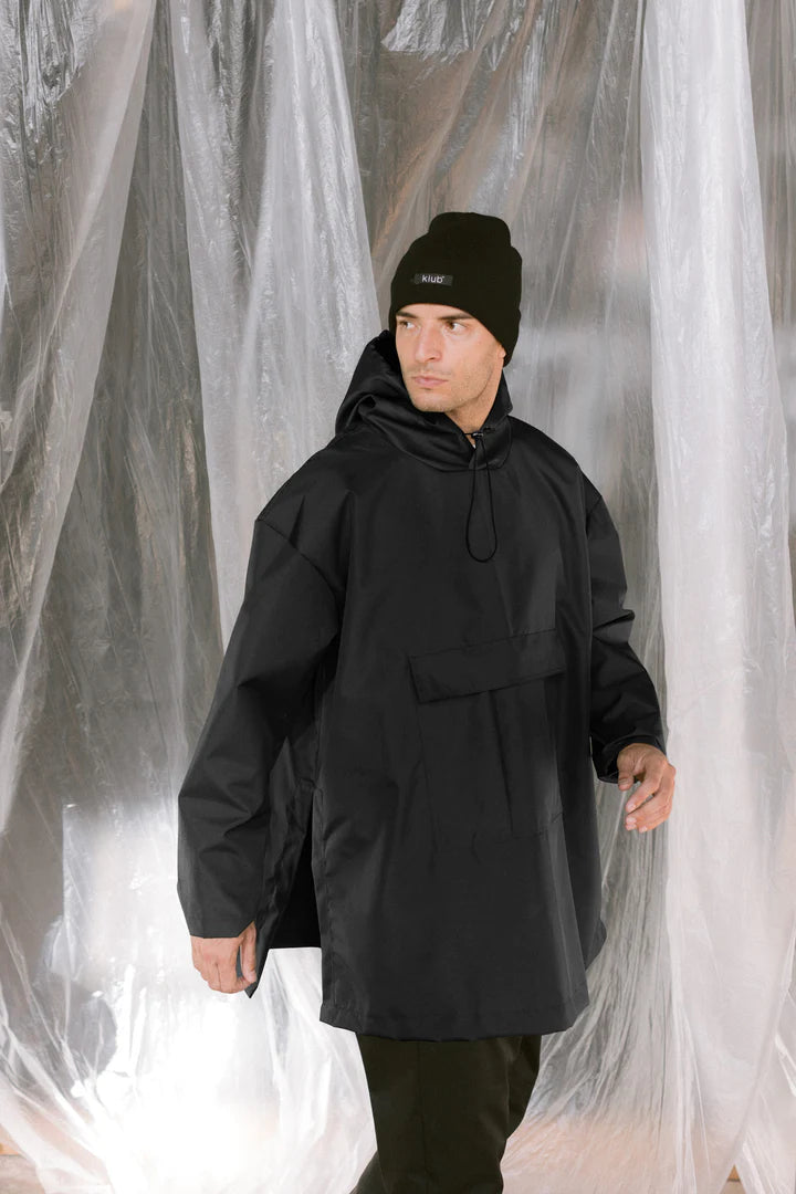 Kiub Raincoat Anorak Black
