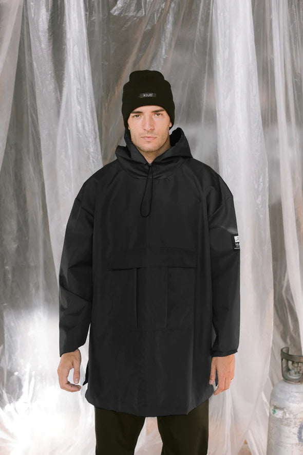 Kiub Raincoat Anorak Black