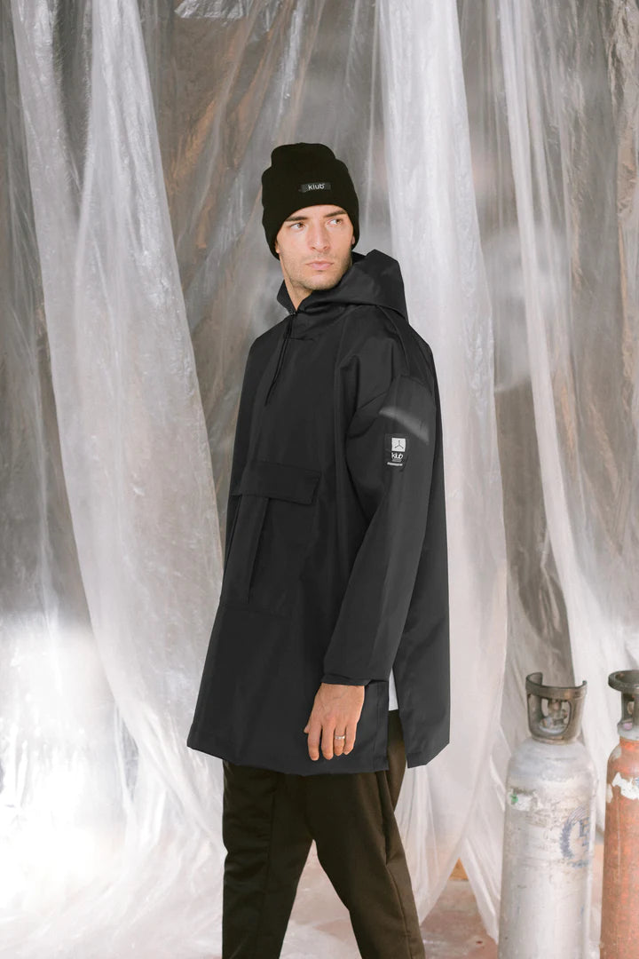Kiub Raincoat Anorak Black