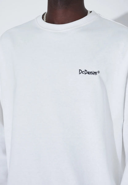 Dr Denim Caiden Long Sleeve Off White Flower