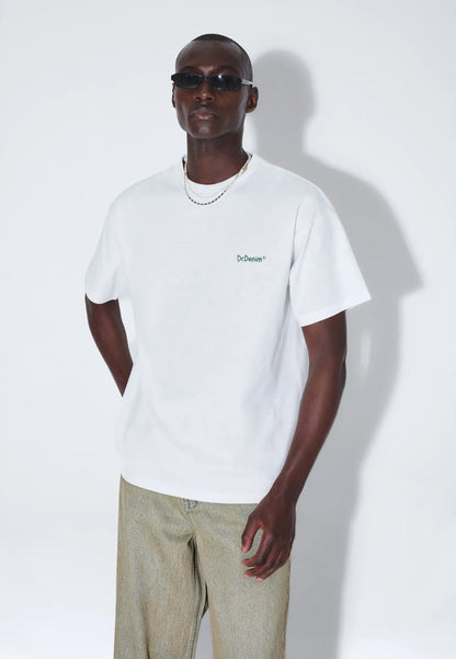 Dr Denim Trooper Tee Off White Flower