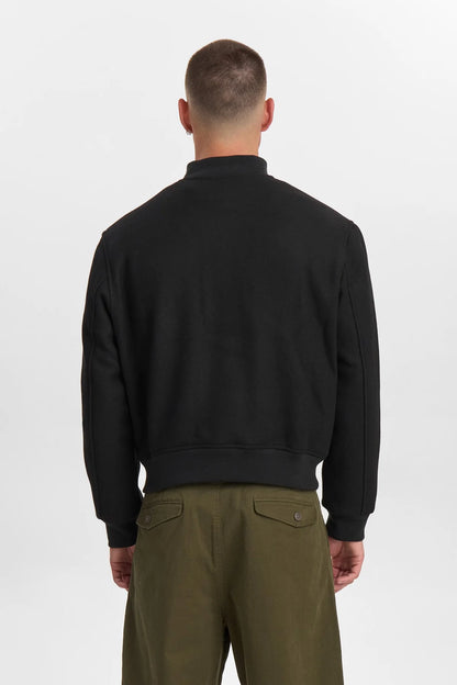 Anerkjendt Akbertie Wool Bomber Caviar