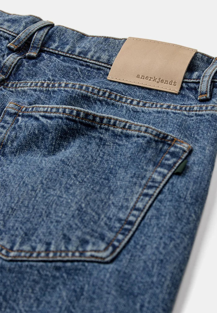 Anerkjendt Akjacob Crop Jeans- 8007 C.Blue