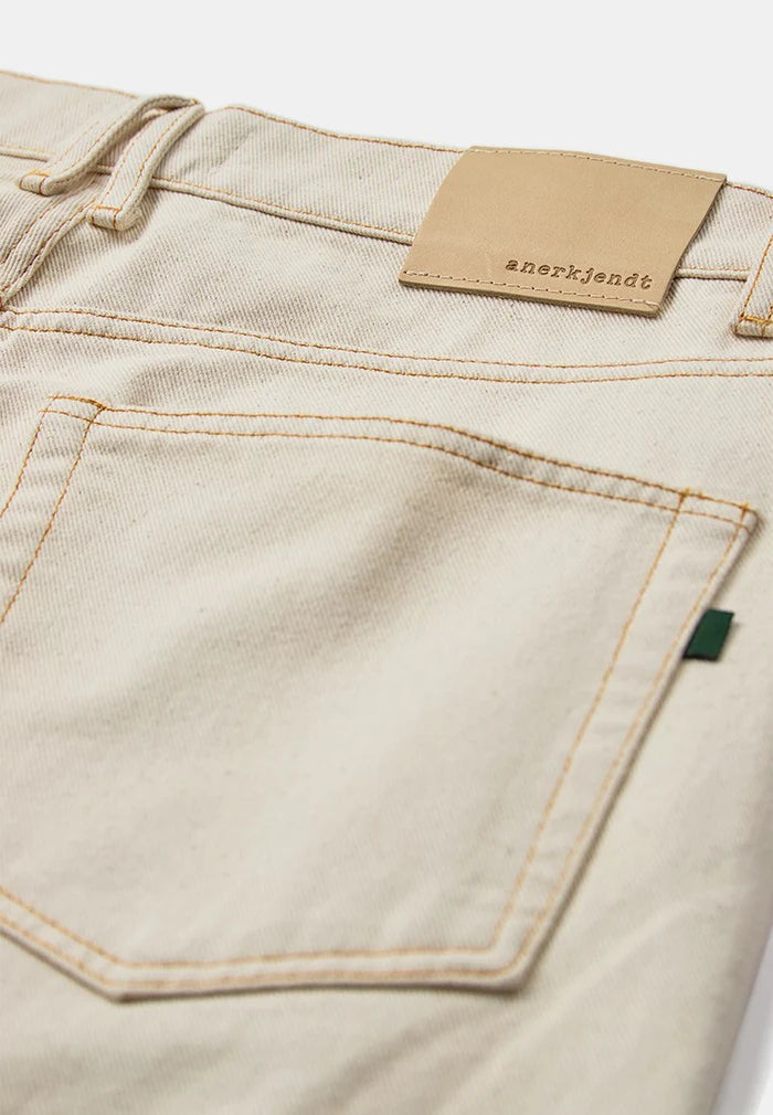 Anerkjendt Akjacob Crop Jeans- 8009 Ecru