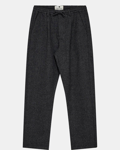 Anerkjendt Akjan Wool Pants Dark Grey Melange