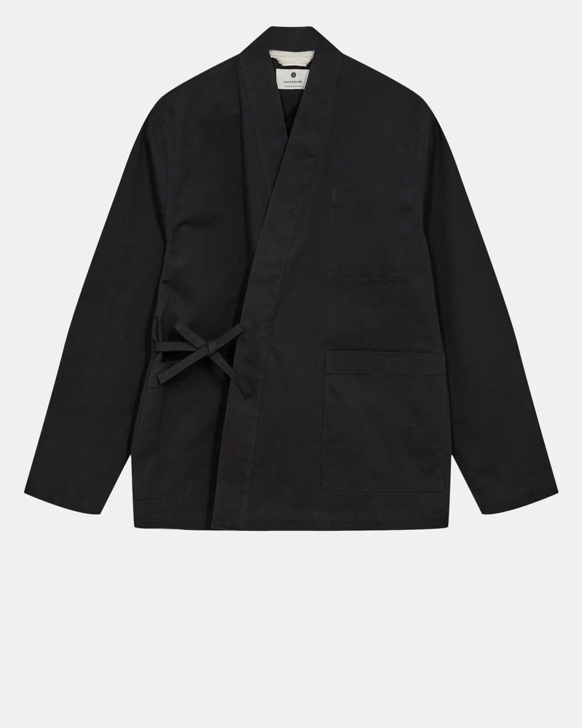 Anerkjendt Akjesper Kimono Overshirt - Caviar