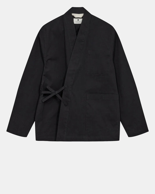 Anerkjendt Akjesper Kimono Overshirt - Caviar