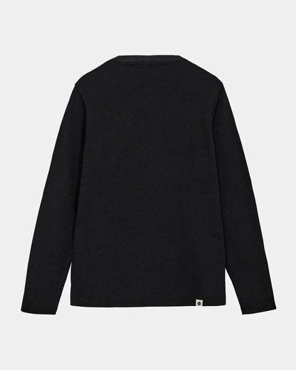 Anerkjendt Akkikki L/S Waffle Tee Caviar