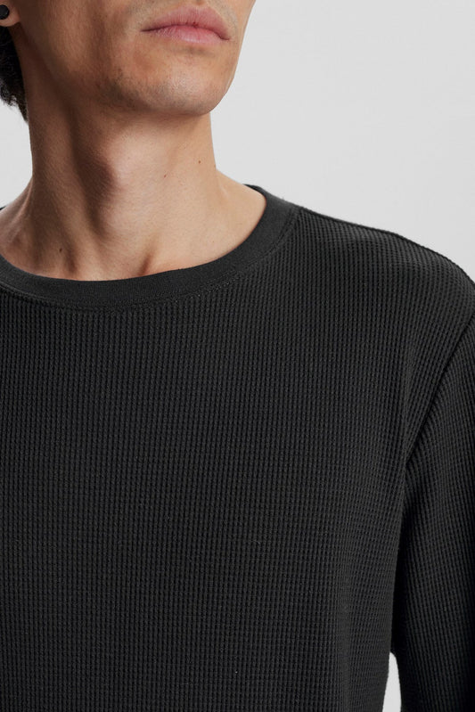 Anerkjendt Akkikki L/S Waffle Tee Caviar