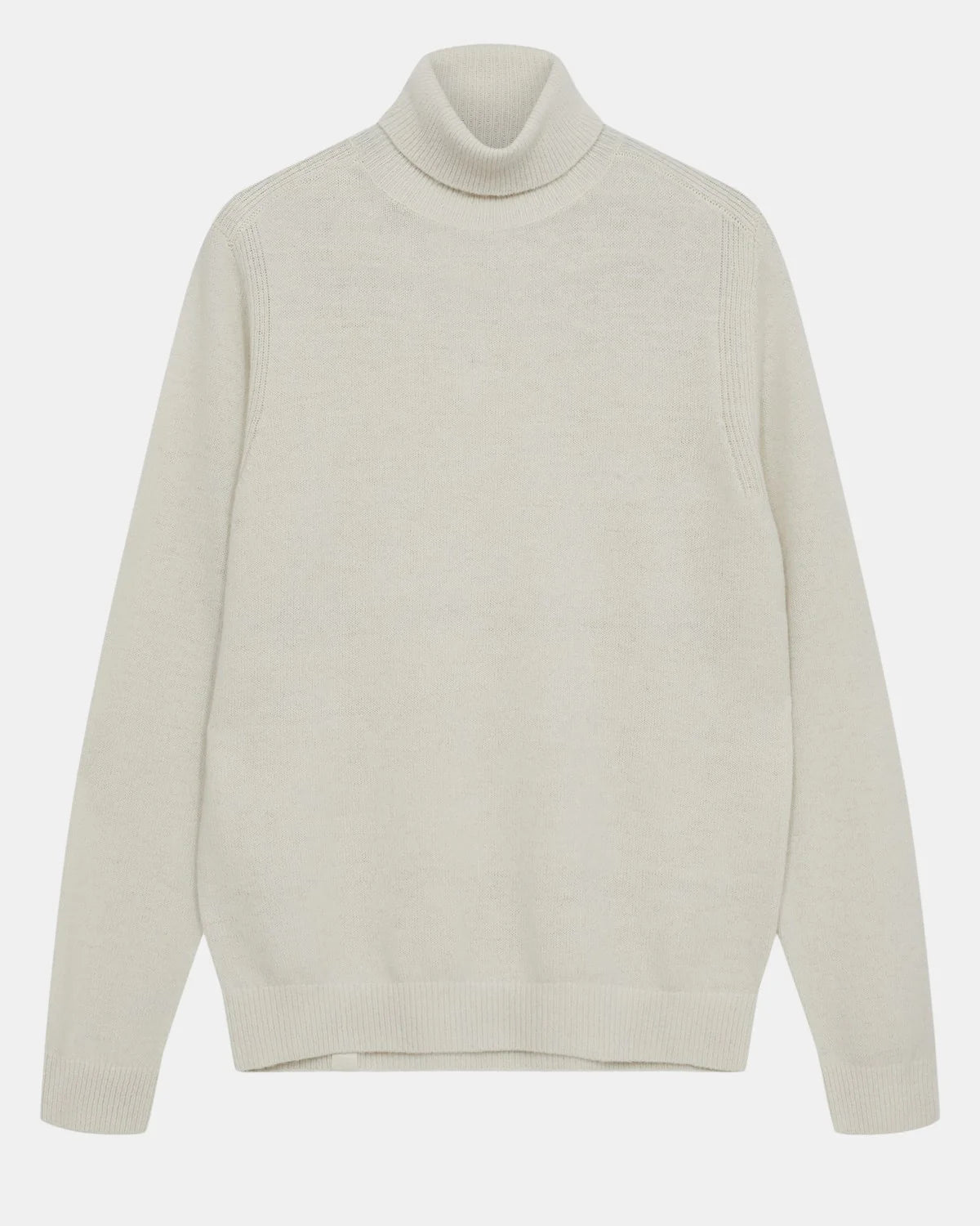 Anerkjendt Aknico Solid Roll Neck Lambswool Tofu