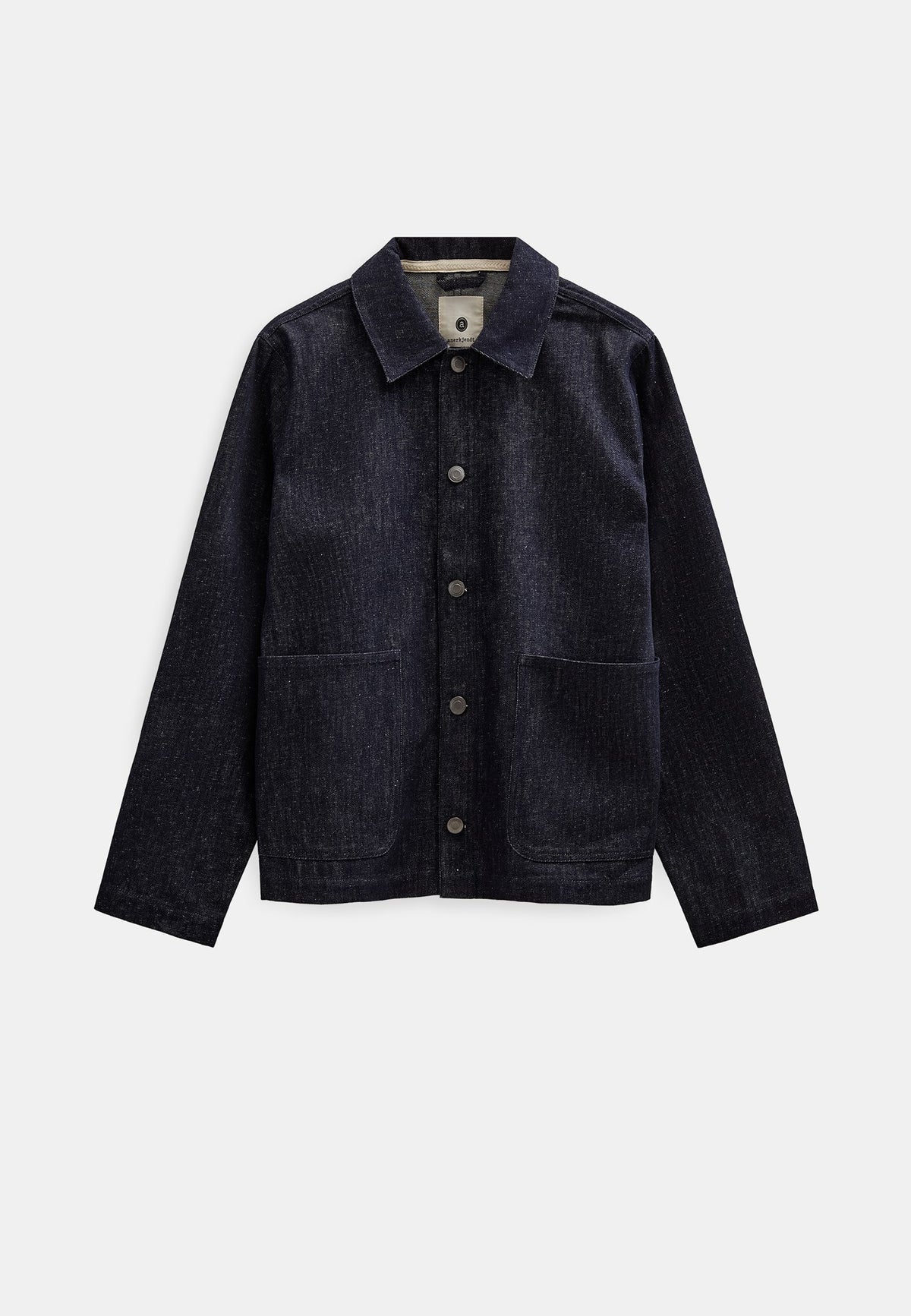 Anerkjendt Akozzy Denim Overshirt-Dark Blue Denim