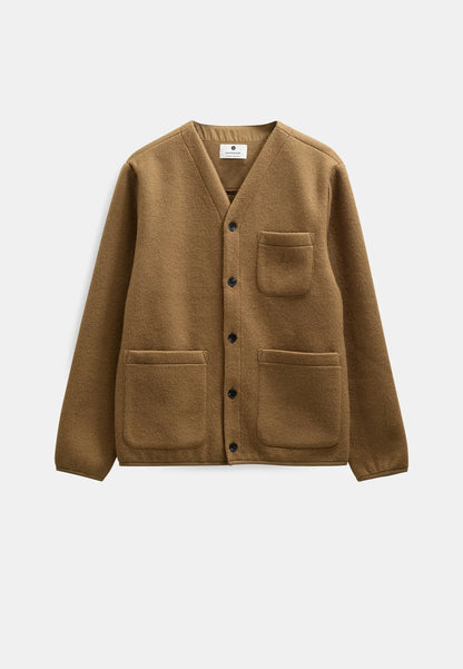 Anerkjendt Aksigurd Boiled Wool Overshirt- Ermine