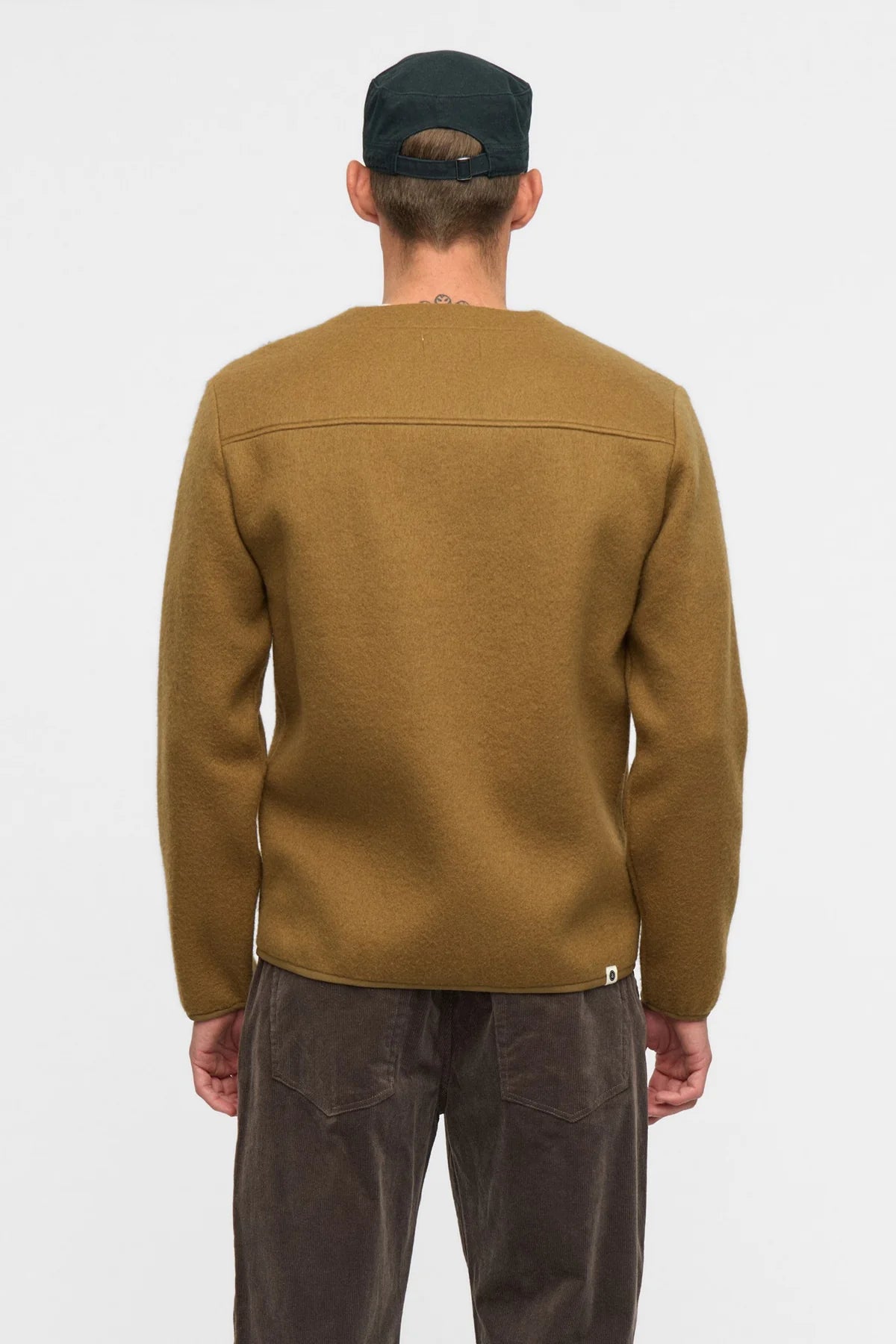 Anerkjendt Aksigurd Boiled Wool Overshirt- Ermine