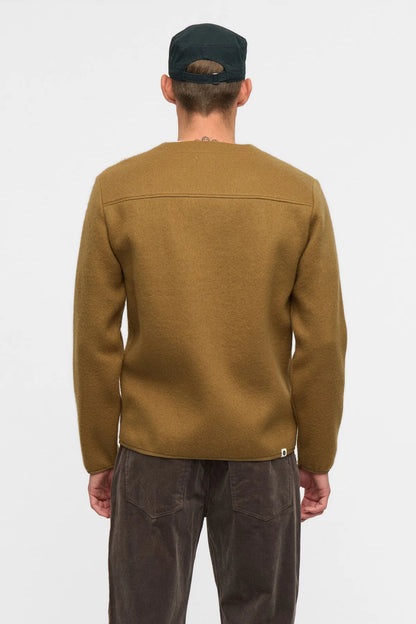 Anerkjendt Aksigurd Boiled Wool Overshirt- Ermine
