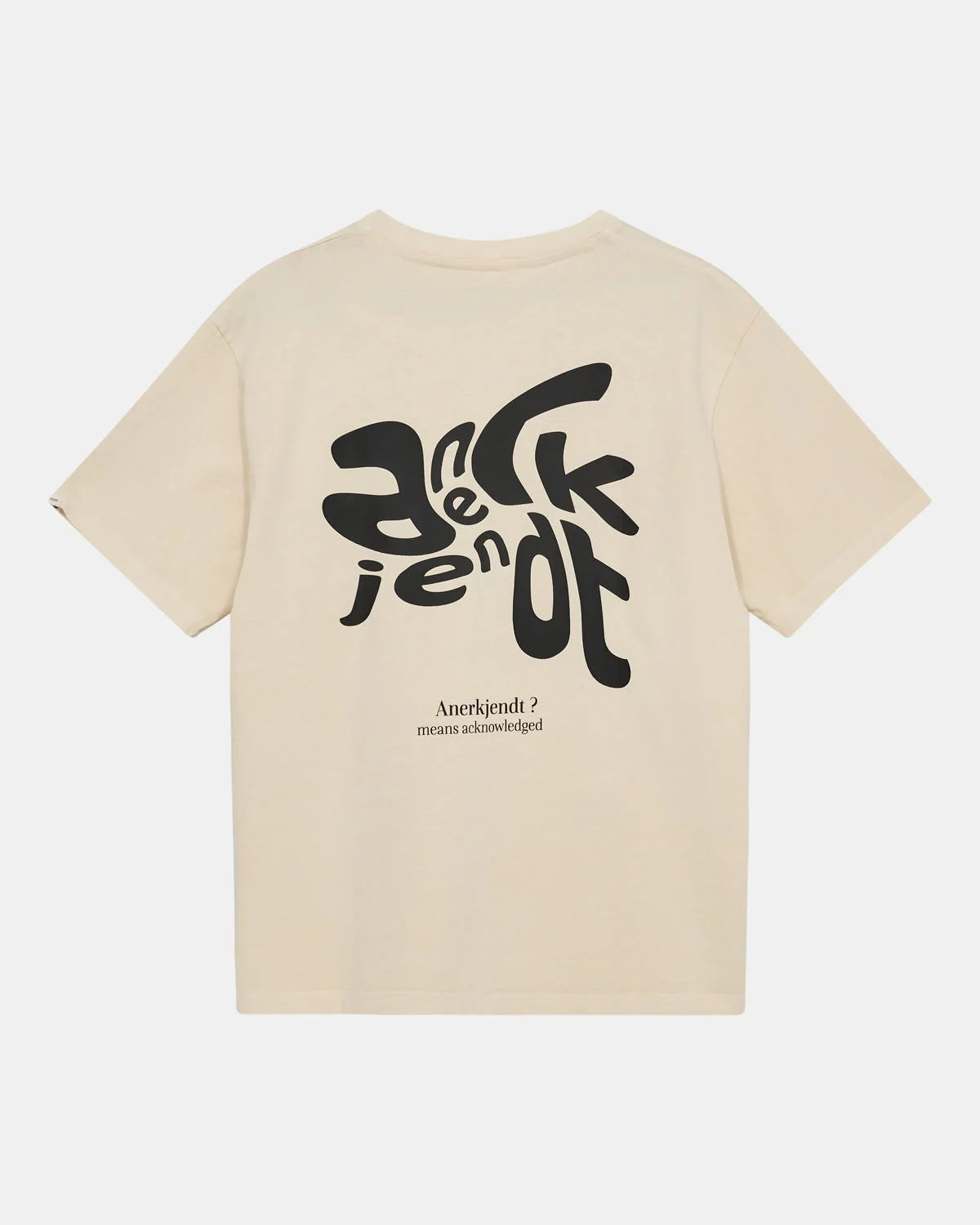Anerkjendt Akvillads Anerkjendt? Print S/S Tee Tofu