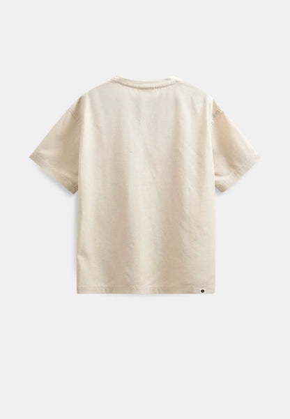 Akvillads Cot/Lin/Vis S/S Tee-Tofu