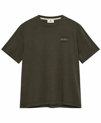 Anerkjendt Akvillads Seasonal Print S/S Tee Forest Green