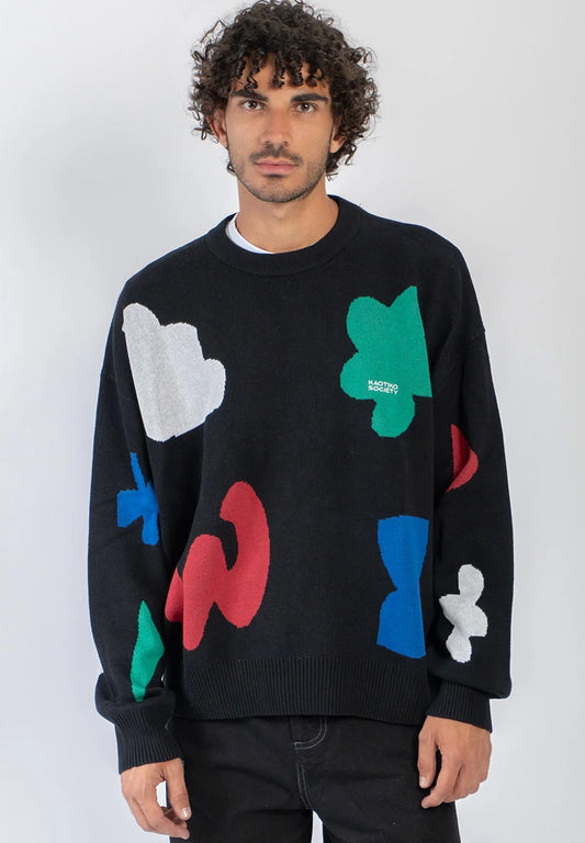 Kaotiko Black Breeze Sweater