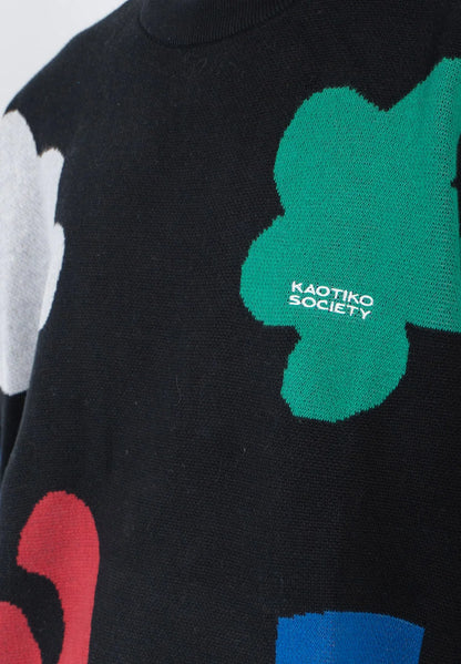 Kaotiko Black Breeze Sweater