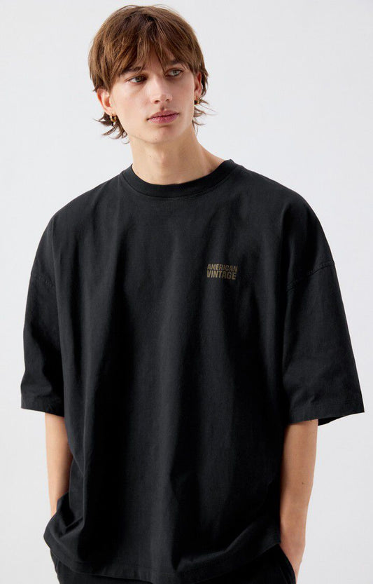 American Vintage Men's T-Shirt Gixy (Black