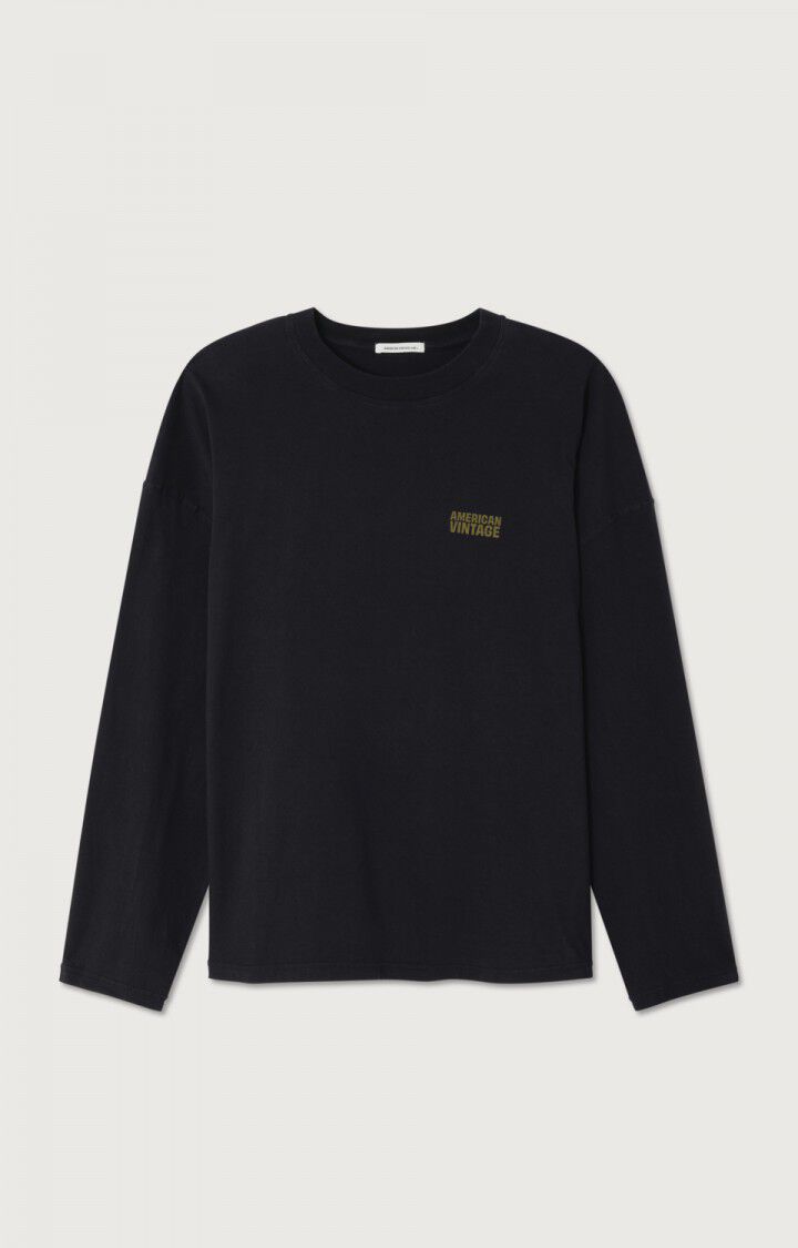 American Vintage Men's Longsleeve T-Shirt Gixy Black