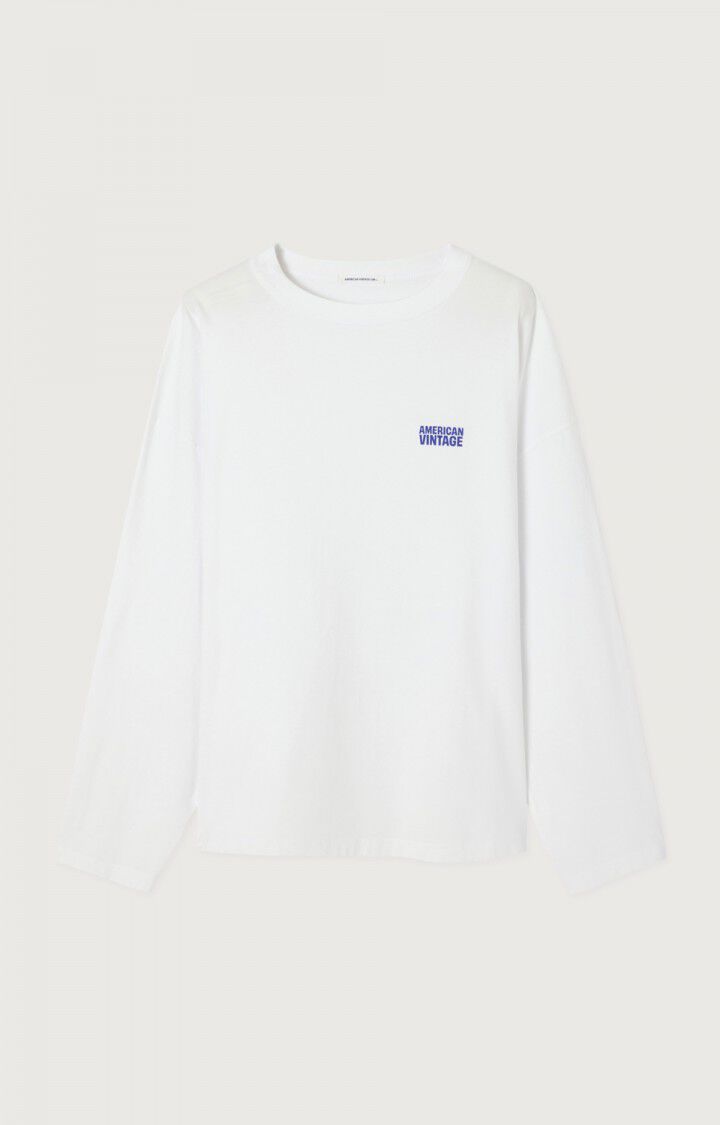 American Vintage Men's Longsleeve T-Shirt Gixy White