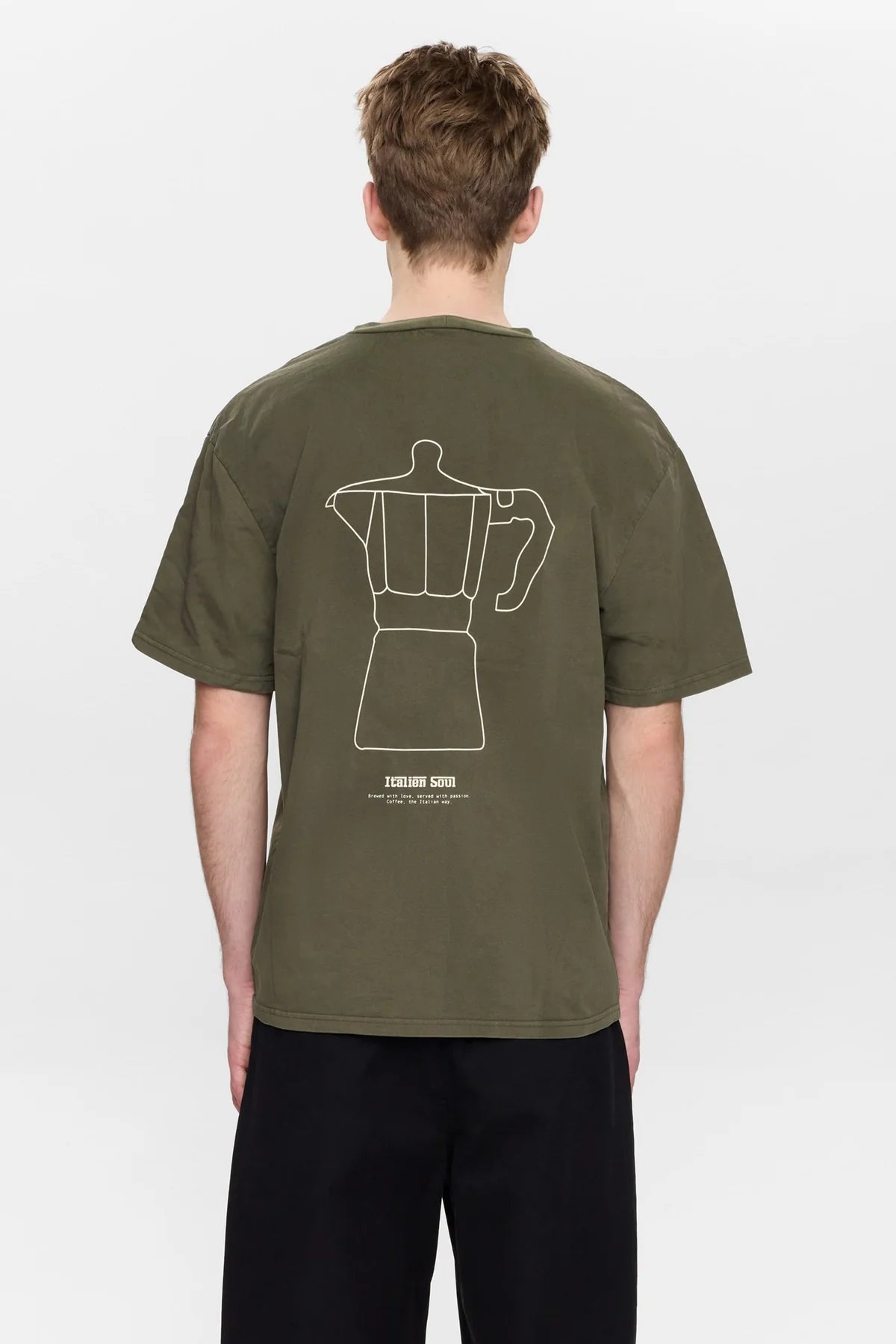 Anerkjendt Akvillads Italien Coffee S/S Tee Forest Night