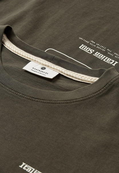 Anerkjendt Akvillads Italien Coffee S/S Tee Forest Night