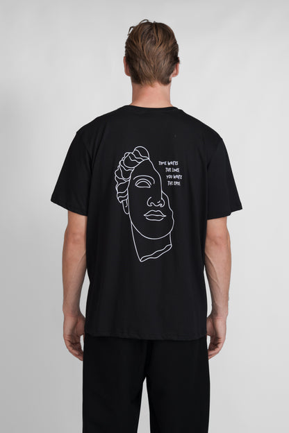 Kiub Head Statue Black