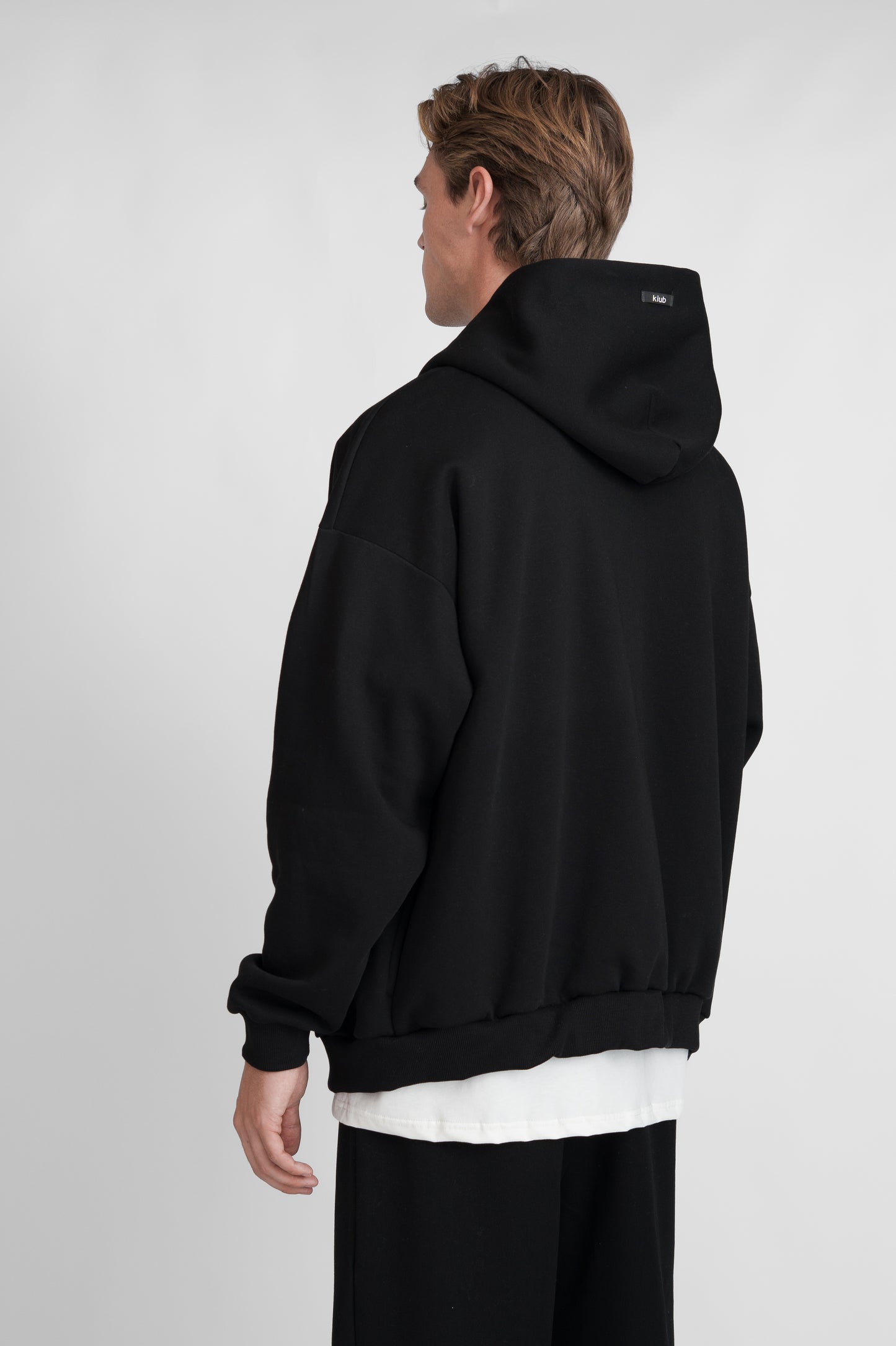 Kiub Zipper Hoodie Black