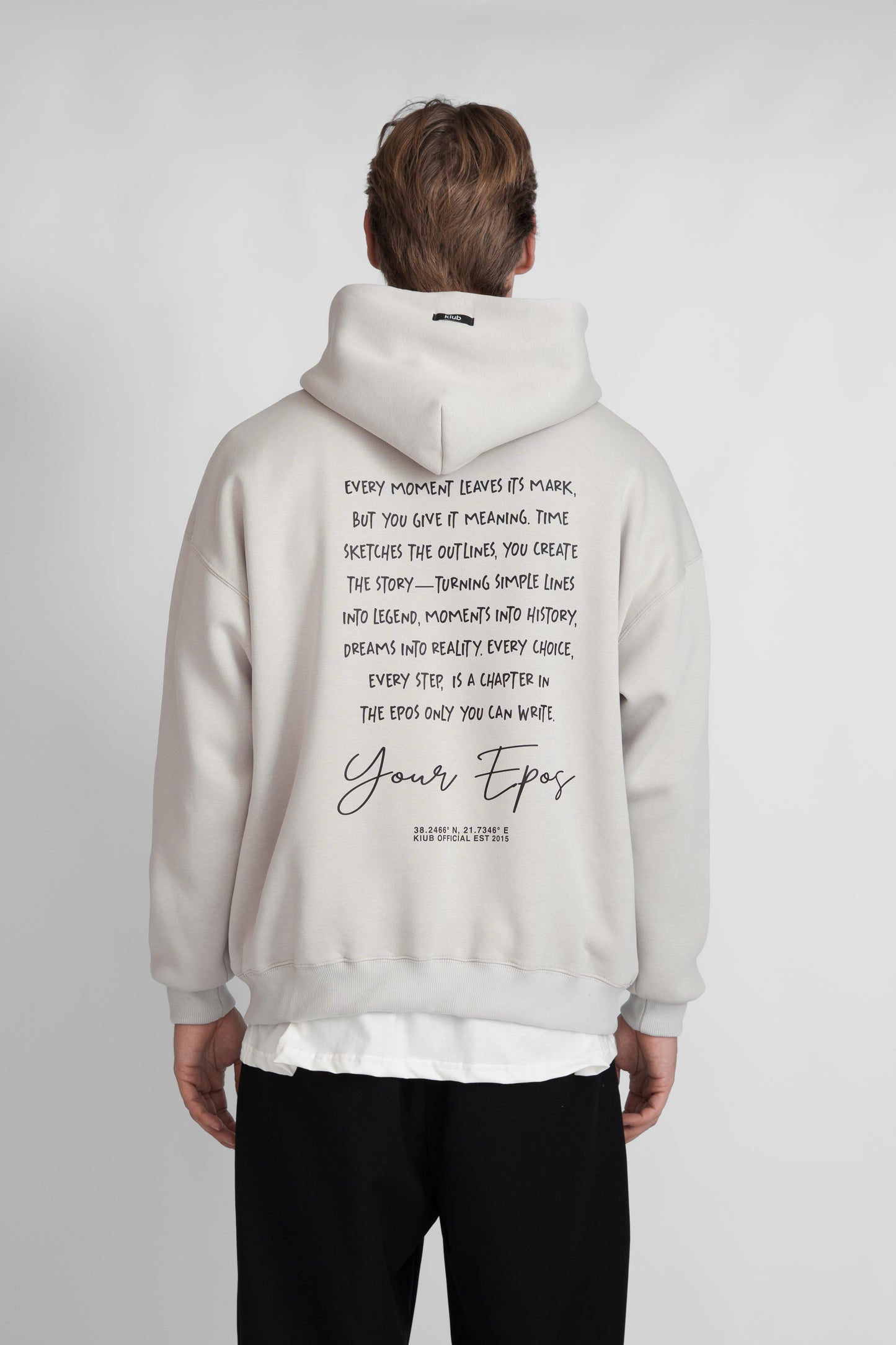Kiub Epos Light Grey Hoodie