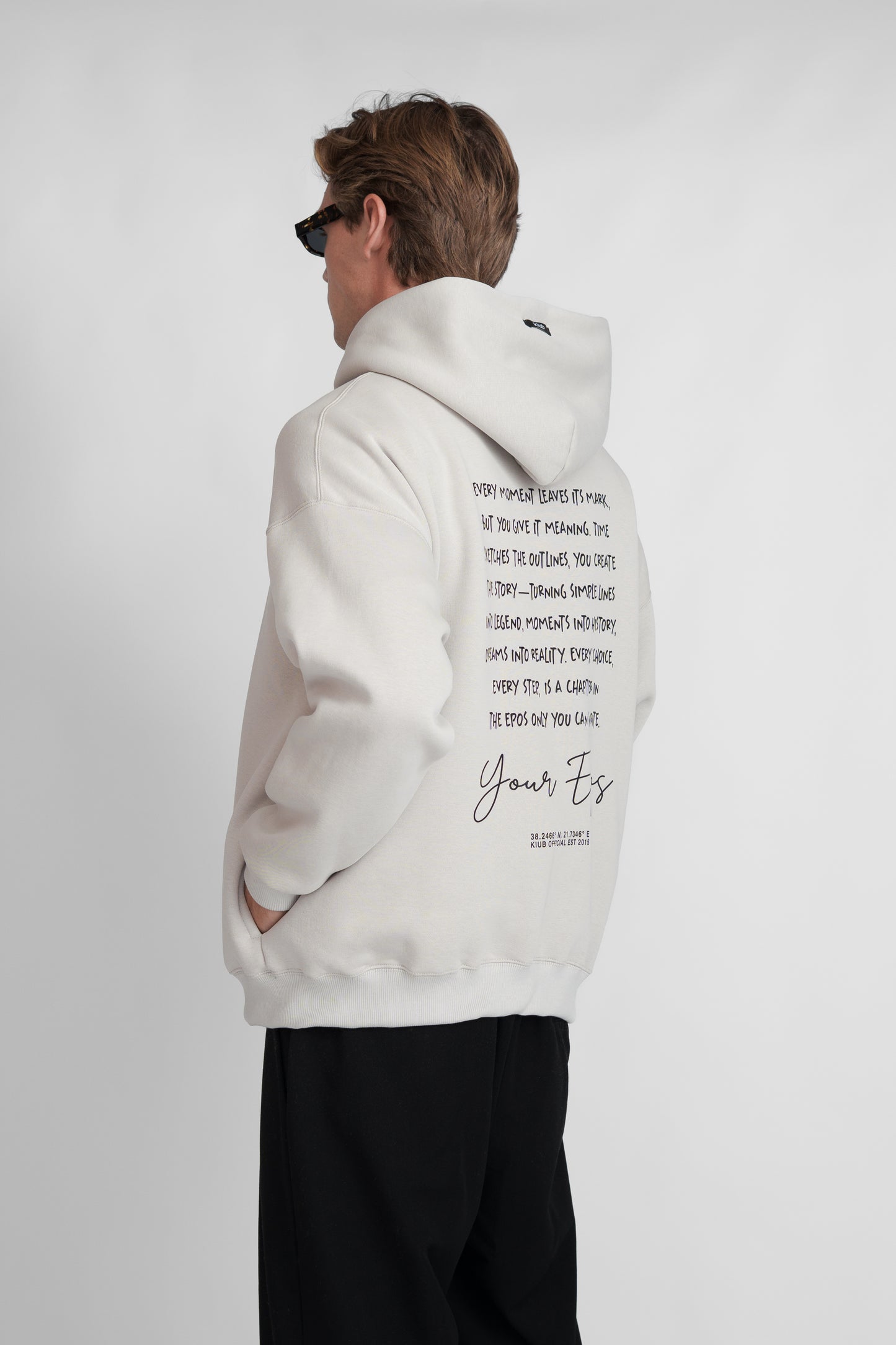 Kiub Epos Light Grey Hoodie