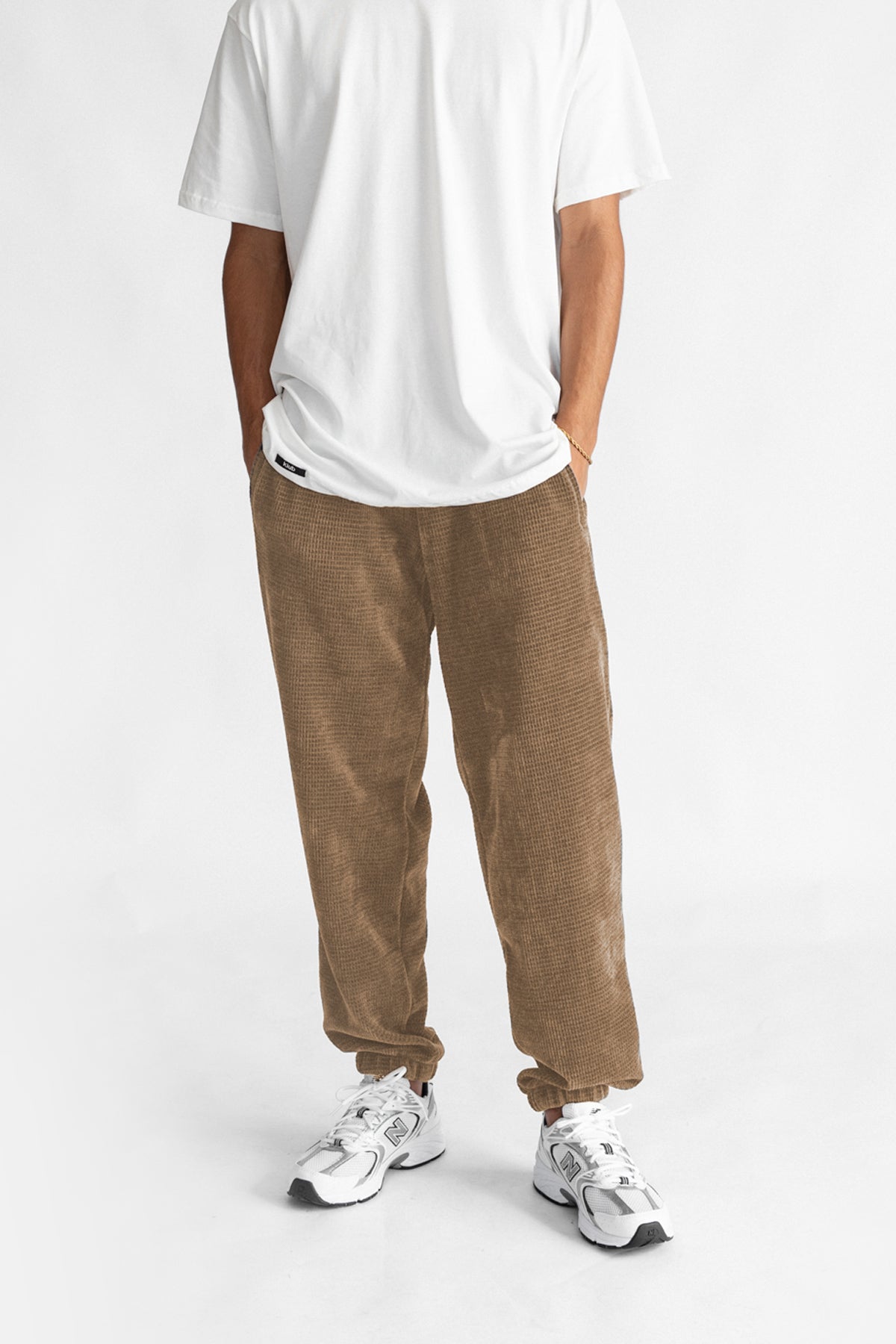 Kiub Crushed Pants Beige