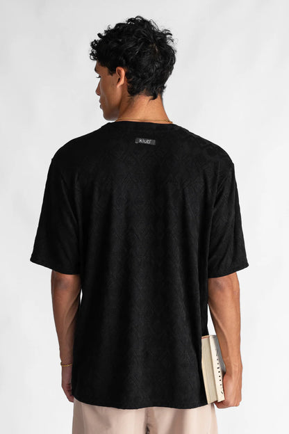 Kiub Knitted Buttons Black