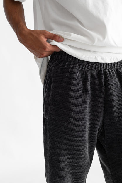 Kiub Crushed Pants Black