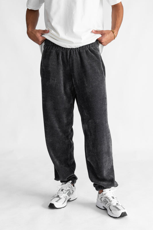 Kiub Crushed Pants Black