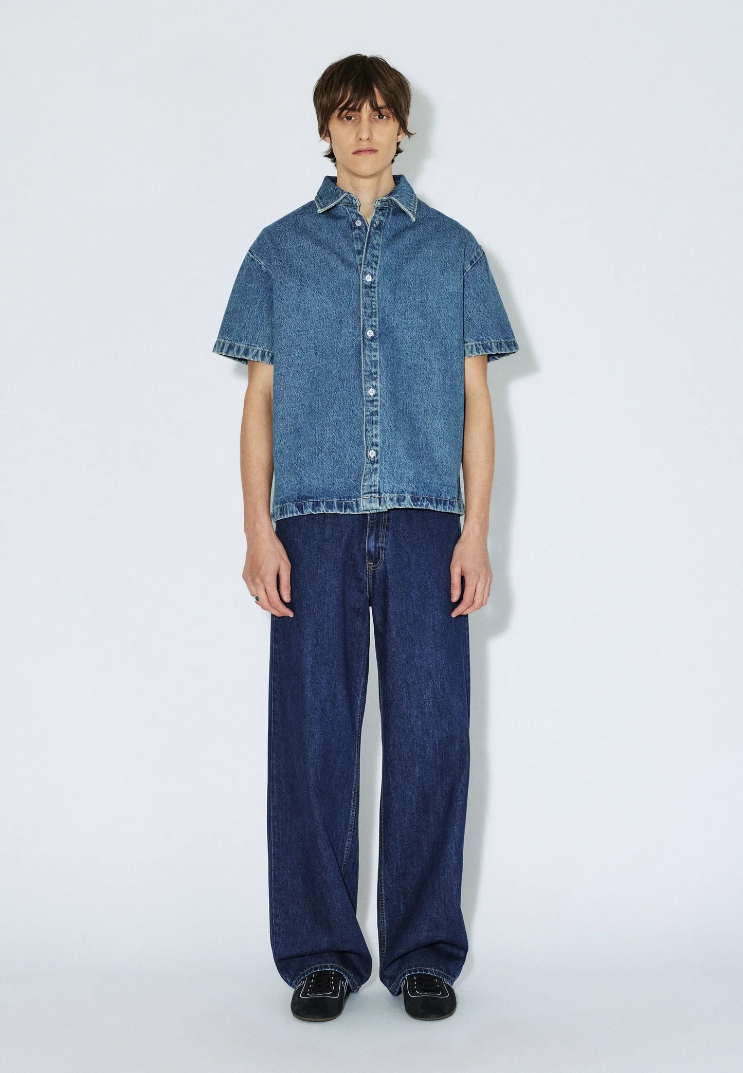 Dr. Denim Kye Shirt Drift Sky Used