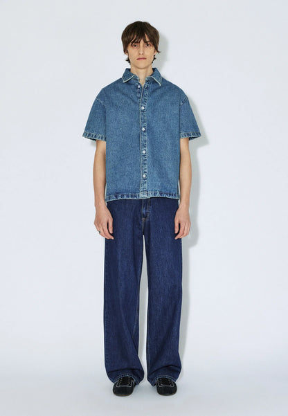 Dr. Denim Kye Shirt Drift Sky Used