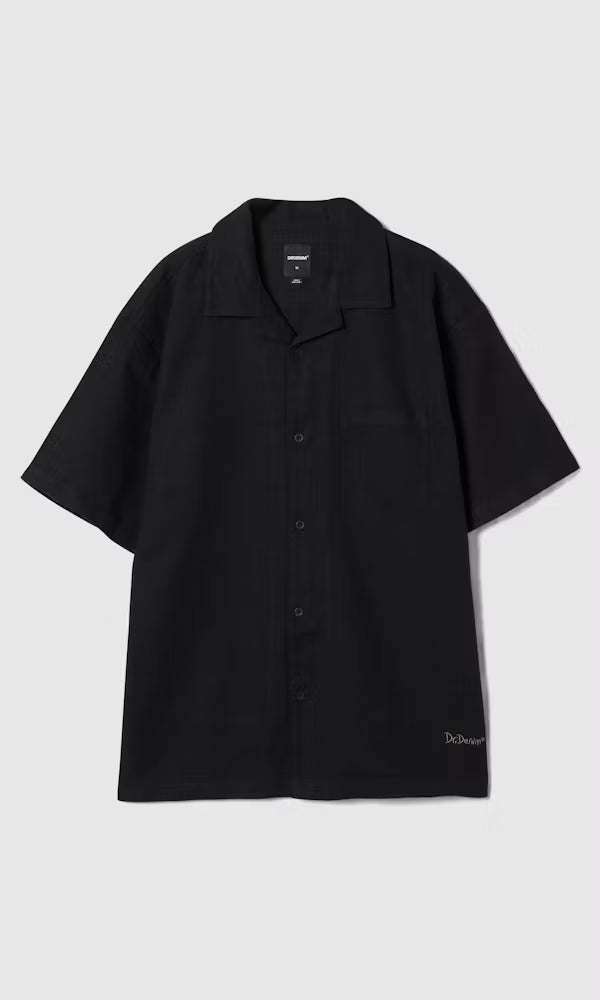 Dr. Denim Mile Shirt Black Flower