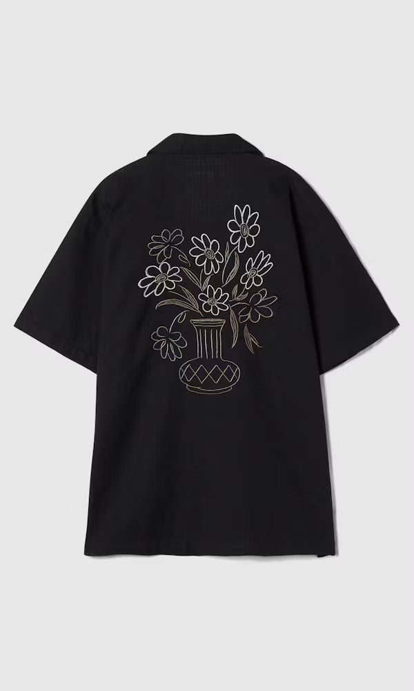 Dr. Denim Mile Shirt Black Flower